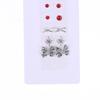 20Pcs/Sheet  Heart Cherry Bow  Ear Point Stickers Ear Pressure Stick Acupuncture Auricular Ear Stickers Massage