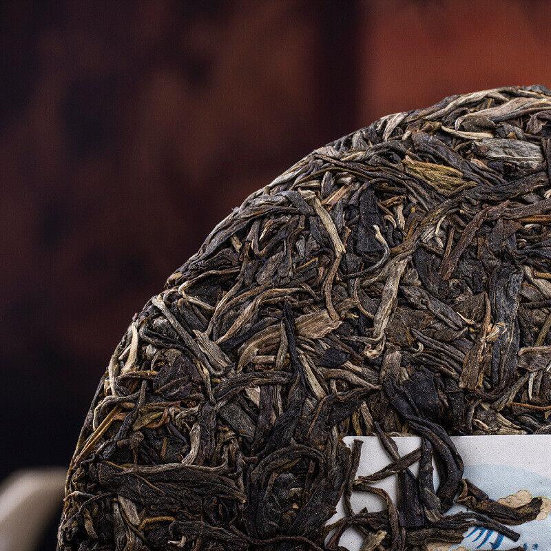 Yiwu Shengcha Dashu jarní čaj Pu'er Tea Qizi Cake Cake 357g