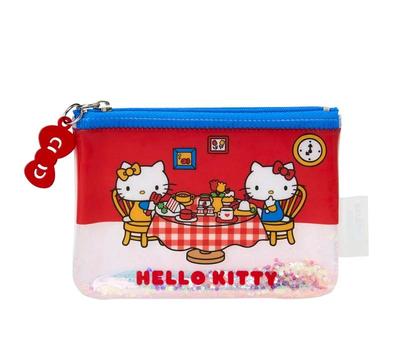 Sanrio Hello Kitty Mini puzdro so sekvínmi ( Červená ) Japonsko NOVÉ postavičky Sanrio