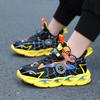 Boys Light-Up Spider-Man Running Shoes Kids Synthetic Leather Non-Slip Lightweight Sneakers Indoor Use