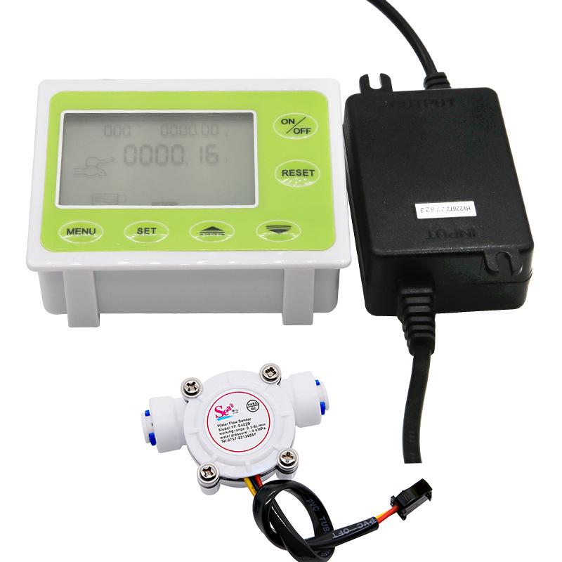 Intelligent Digital Water Flow Meter with Flow Rate and Shortage Alarms