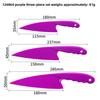 Kids Plastic Fruit Cutter With Sharp Corner Design For Birthday Cake And Dessert Cutting