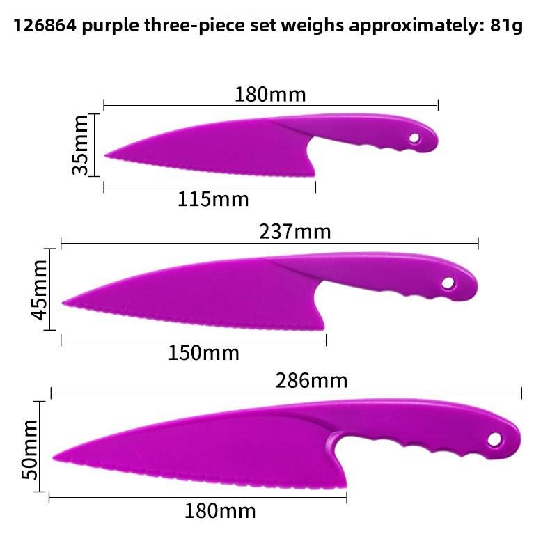 Kids Plastic Fruit Cutter With Sharp Corner Design For Birthday Cake And Dessert Cutting