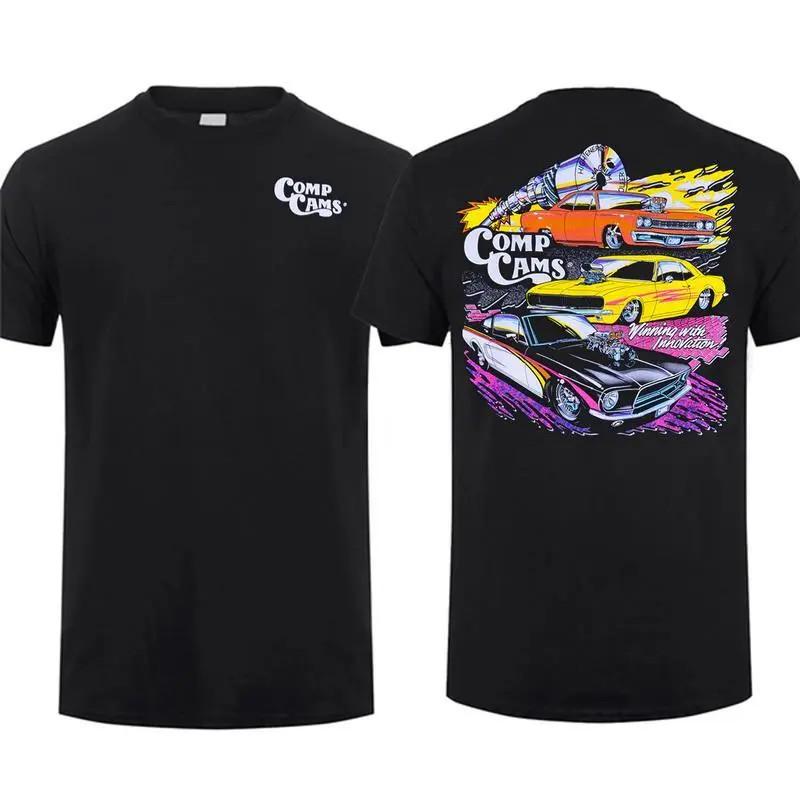 COMP Cams Pro Street T-Shirt Retro Drag Racing Graphic Tee S разноцветный