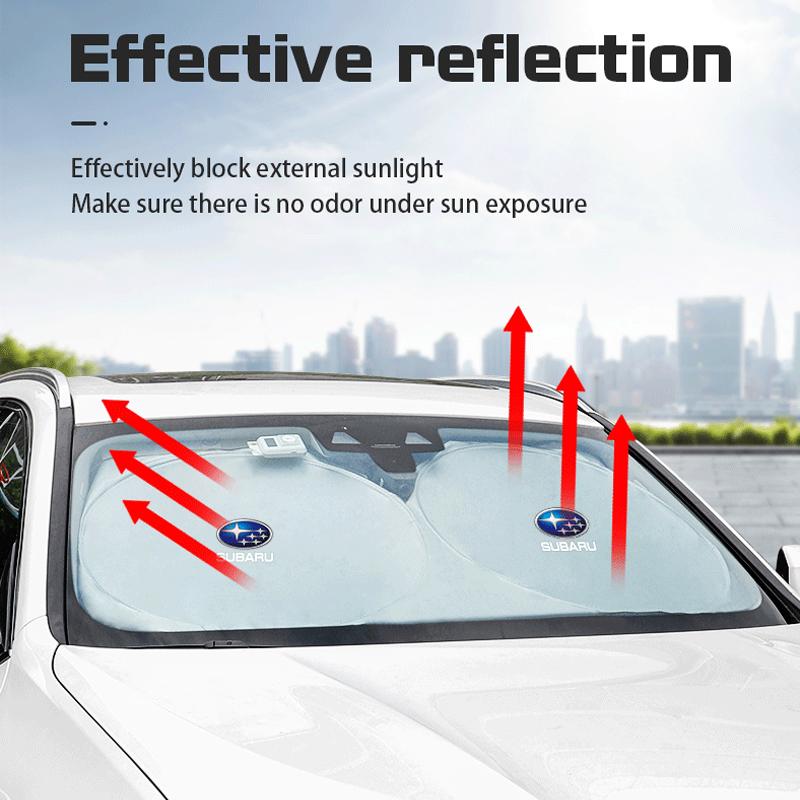 Car Windshield Sun Shade Cover Blocks Rays Protector Interior For Subaru STI Forester BRZ Outback Legacy Levorg Mpreza WRX 2006 PP222