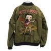 LOW BLOW KNUCKLE BETTY BOOP Betty Boop Collaboration Reversible MA-1 Jacket Men's Used