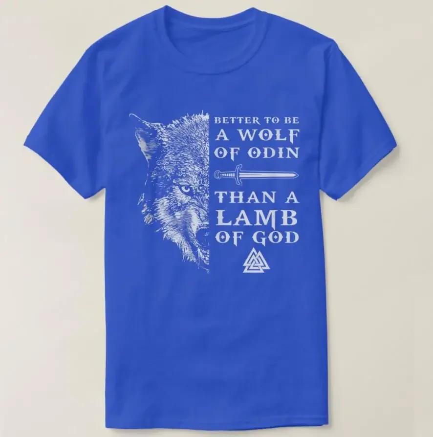 Nordic Warrior Inscriptions Norse Myth Wolf of Odin TShirt 100 Cotton ONeck Short Sleeve Casual Mens Tshirt Size S3XL