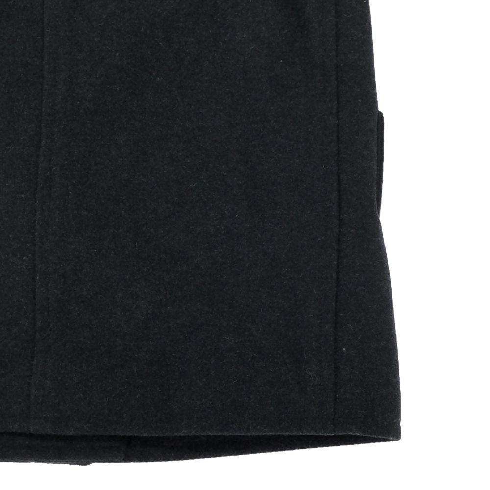 Неиспользованное короткое пальто UNIQLO S черное Двубортное с биркой Женское Б/У