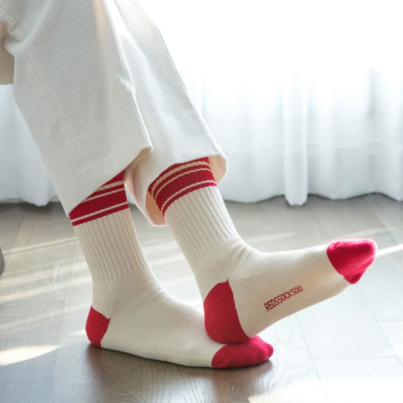 REDSSOCKSOO sports cushion socks 4color rssw079
