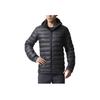 Adidas Outdoor Series Warm Comfortable Hooded Long Sleeve Down Jacket Men Jackets Black AP7506
