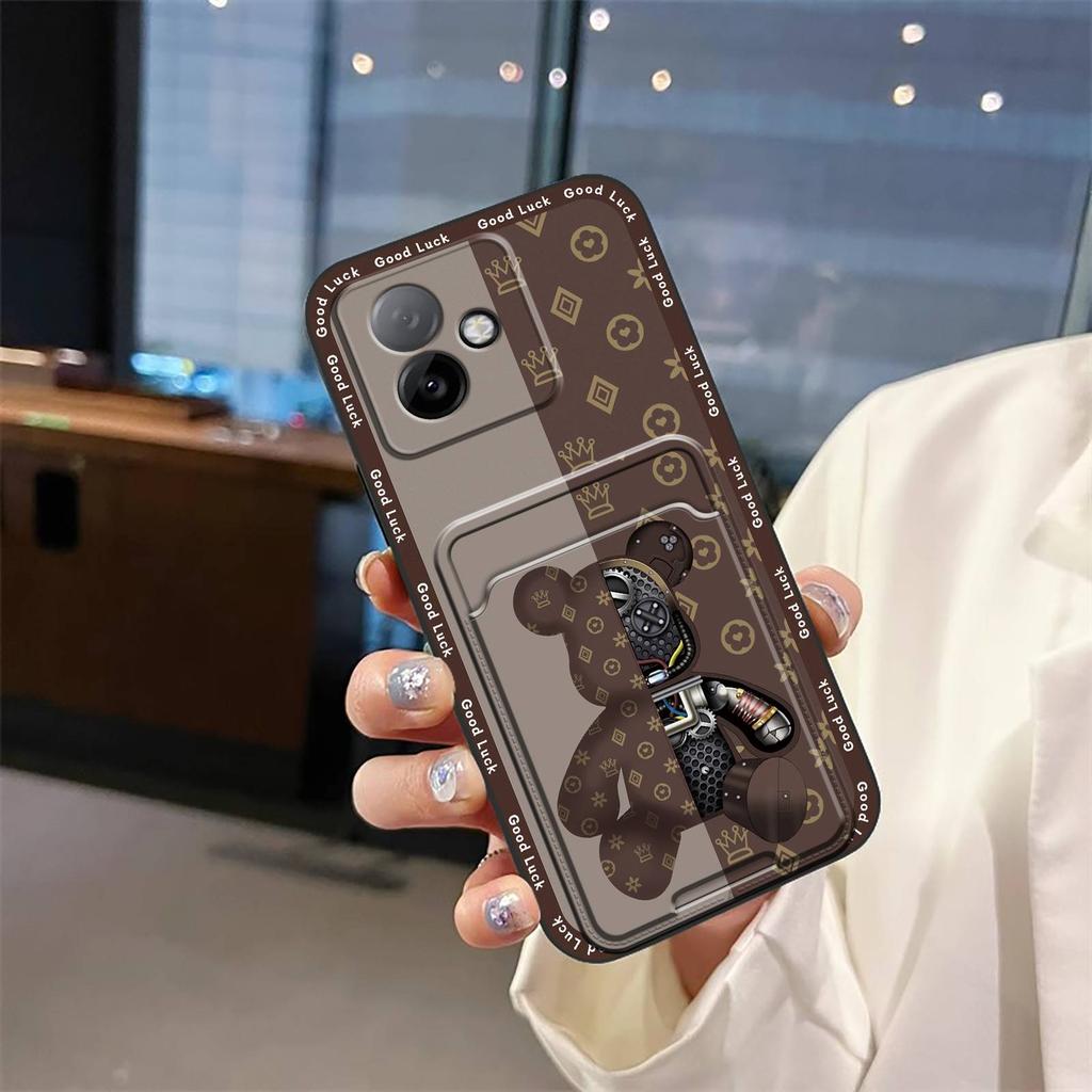 TPU Card sleeve Phone Case For Honor X60GT Graffiti Anti-dust Back Cover Fashion Design Cartoon protective Cute Durable