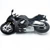 1/12 Závodní motocykly Simulace Slitina Model motocyklu s helmou Zvuk a světlo Sbírka Dětské hračky