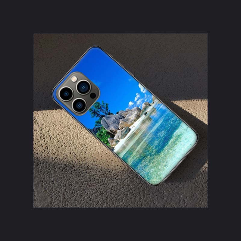 Sea Tropical Palm Trees Beach Phone Case For Apple Iphone 15 13 12 11 14 Pro Max Mini Cover SE 2020 X XS XR 8 7 6 6S Plus 5 5S S