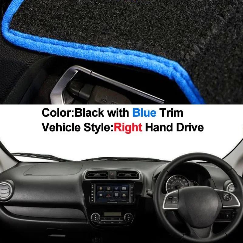 Car Dashboard Cover Non slip pad For Mitsubishi Mirage / Mirage G4 2012 - 2018  Car Dash Mat Sun Shade Pad Anti-UV Cushion