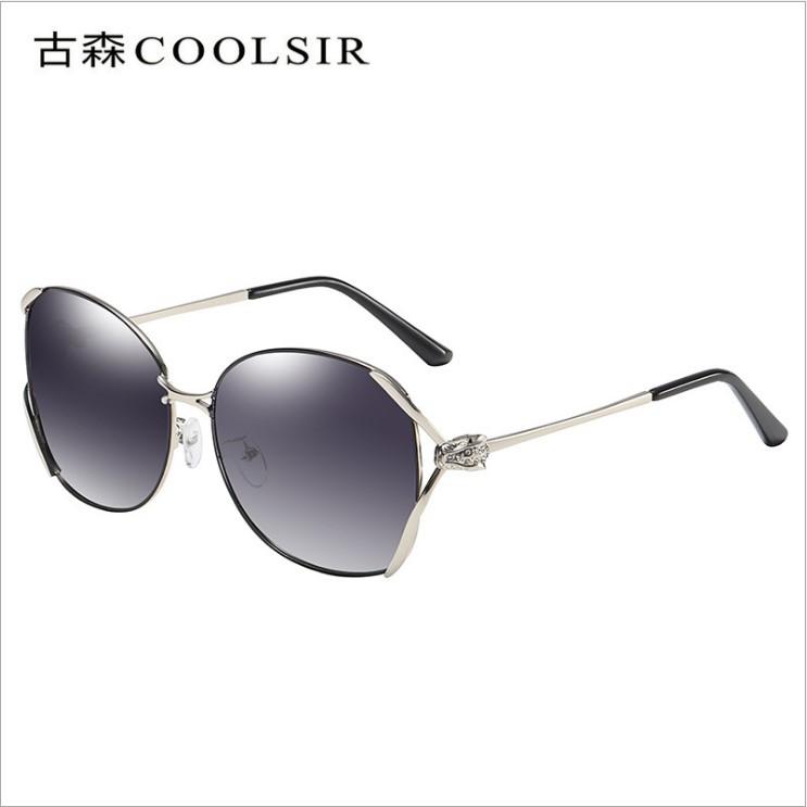 Sunglasses Women's Metal Polarized Sunglasses Anti Ultraviolet Anti Glare Polarized Driving Sunglasses