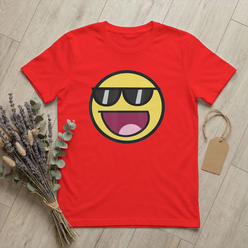 Epic Face Meme Y2K Cool T Shirts Unisex 100 Cotton Awesome TShirts Crew Neck Funny Tees Short Sleeve Merchandise Gift