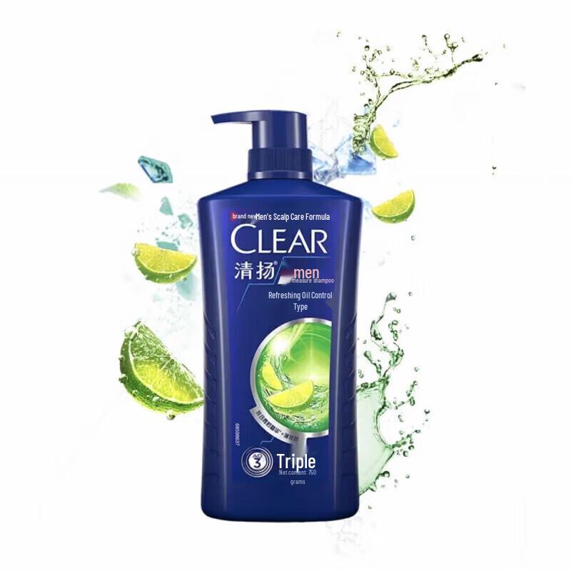 Clear & Clean Men's Fresh Oil Control Anti-Dandruff Shampoo