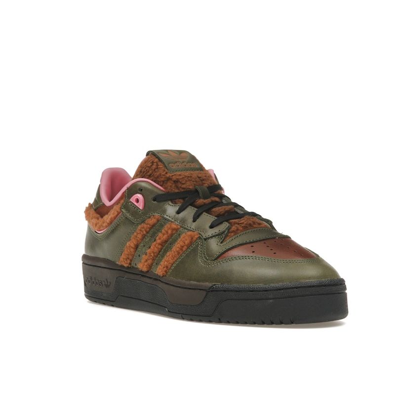 Adidas The Simpsons X Rivalry Low Werewolf Flanders Unisex Sneakers Green Wild-Brown Wild-Pine IF7190