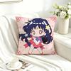 Cute girls S-Sailors M-Moon-es  Pillow Case Square Double-Sided Sofa Cushion Cover Bedroom Bedside Pillow