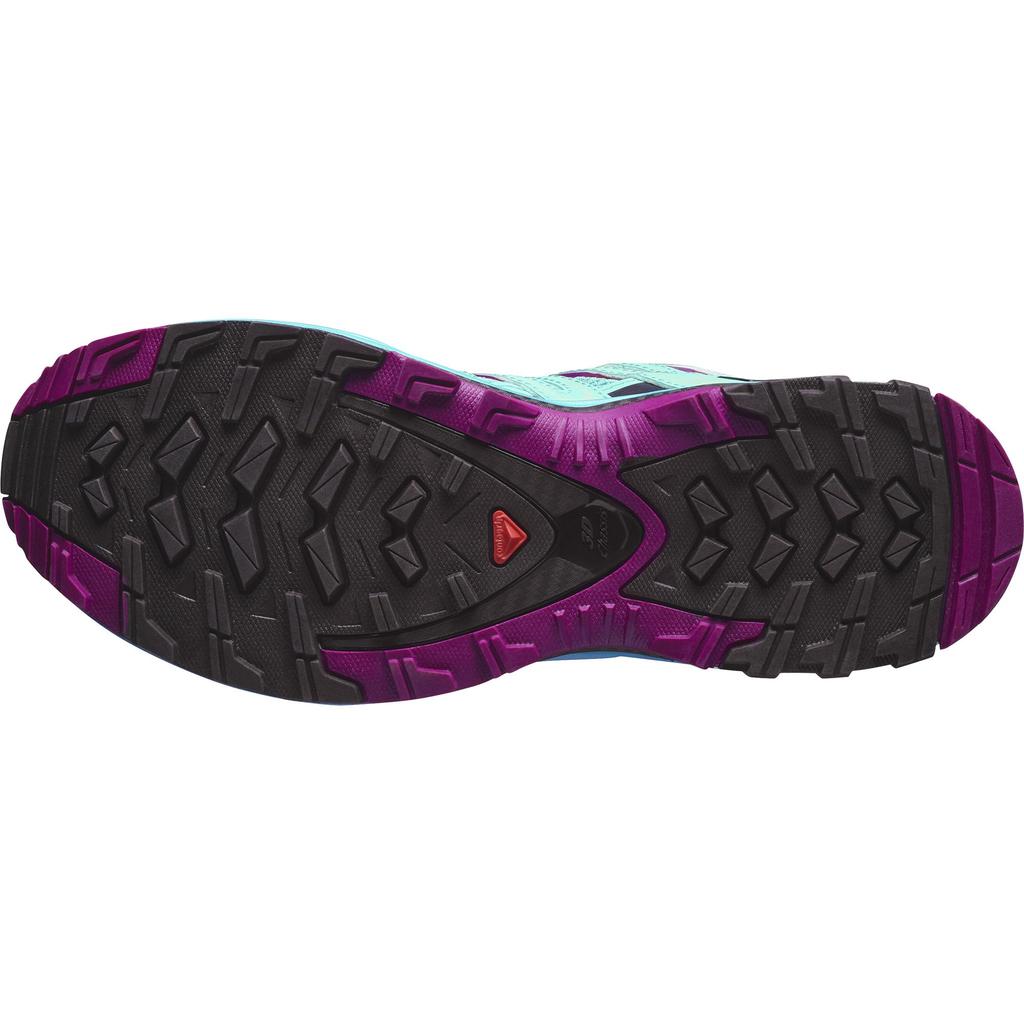 [Salomon] Trail Running Shoes XA PRO 3D WOMEN, Blue Curacao/Bluebird/Dark Purple, Size 24.5 Cm