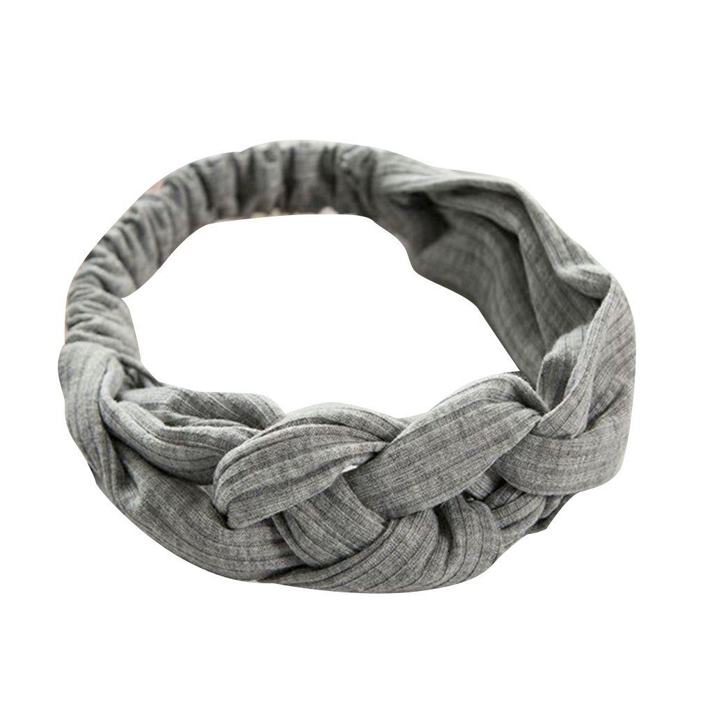 Chinese Knot Wide-Brimmed Facial Hair Band Retro Stretchy Makeup Headband Elastic Head Wrap