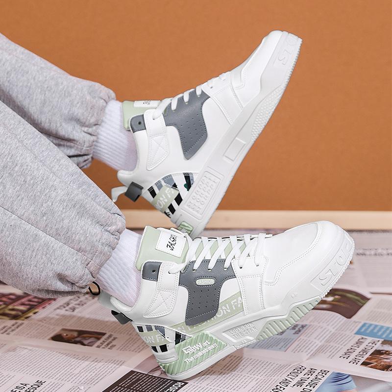 2025 spring retro polished men's shoes, new summer mesh breathable casual sports thick sole heightening dad trendy shoes