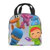 Pocoyoes Cartoon Comdy Accessories Insulated Lunch Bag For School Food Box Portable Thermal Cooler Lunch Boxes