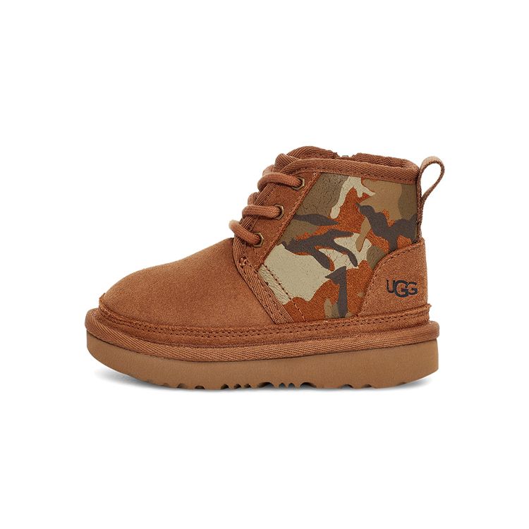 UGG Neumel Ii Camo Zip Snow Boots Kids boots Camo-Brown 1116132T-BRC 22