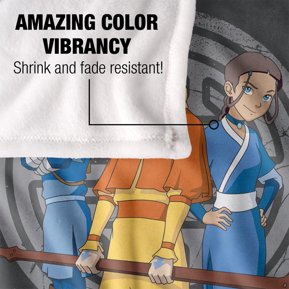 Avatar: The Last Airbender Silky Team Supersoft Blanket