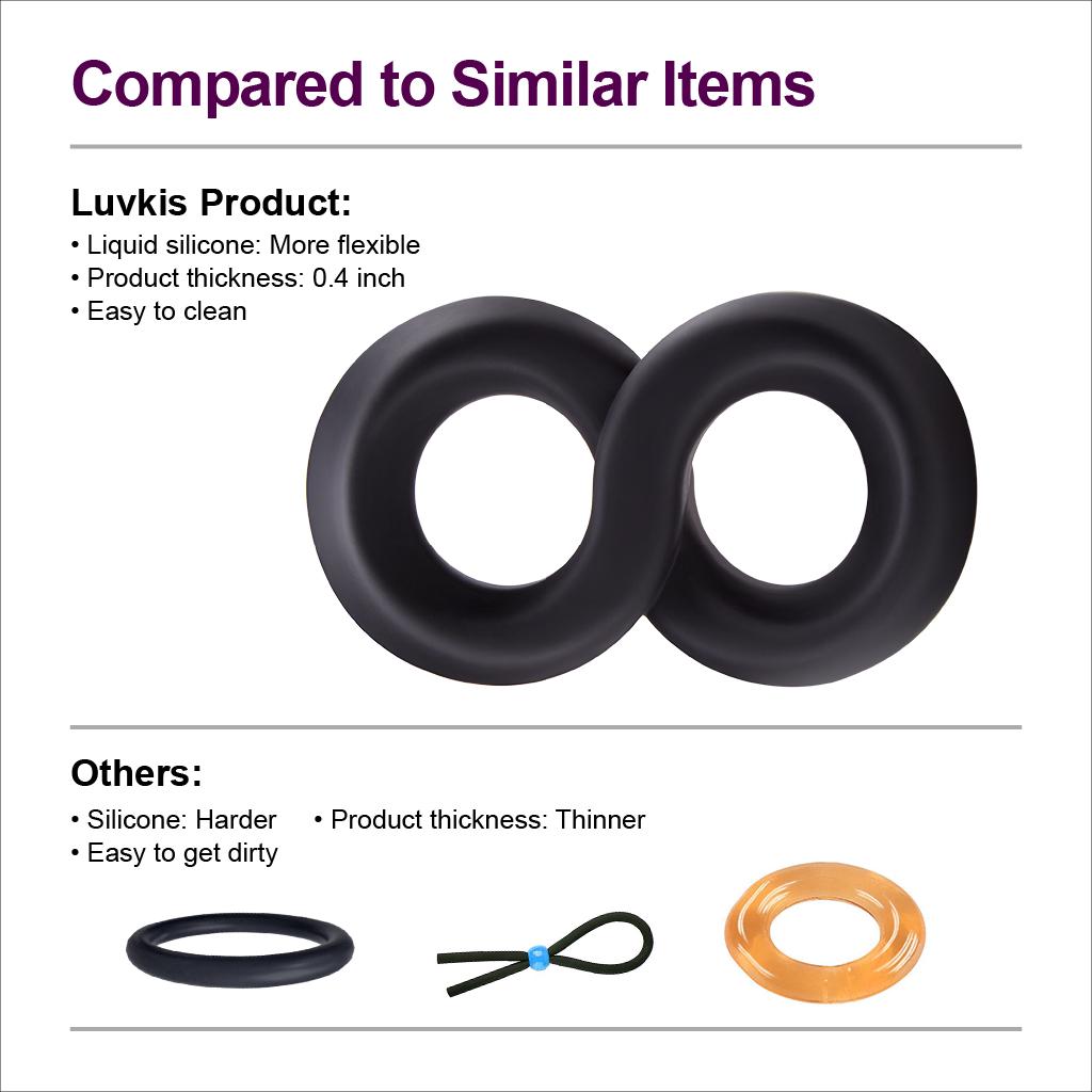 Buy Luvkis Liquid Silicone Cock Rings Set for Men Longer Harder Stronger  Erection at affordable prices  free shipping, real reviews with photos   Joom