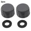 2pcs PVC Female Thread End Cap Connector 20mm/25mm/32mm Hose Connector With Rubber Seals Water Pipe Connector Fittings