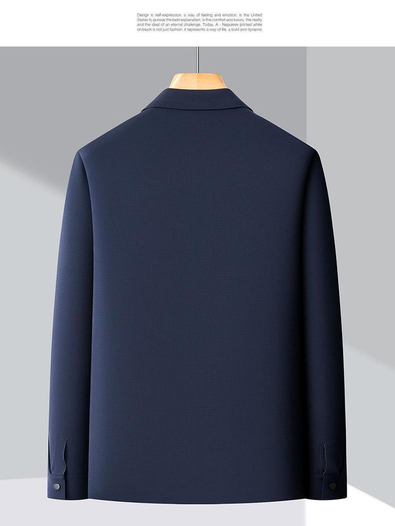 Men's Casual Breathable Lapel Jacket for Spring and Autumn