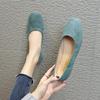Women's Shoes Low Heeled and Gentle Shoes Spring and Autumn Shoes Flat Bottomed French Shallow Mouth Single Shoes