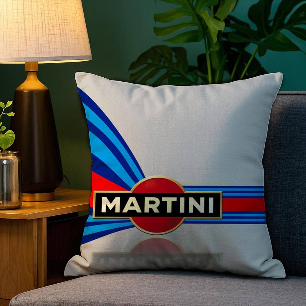 Car Cool M-MartiniES Pillow Case Plush Fabric Soft Double Sided Print Sofa Cushion Cover Throw Pillow Covers