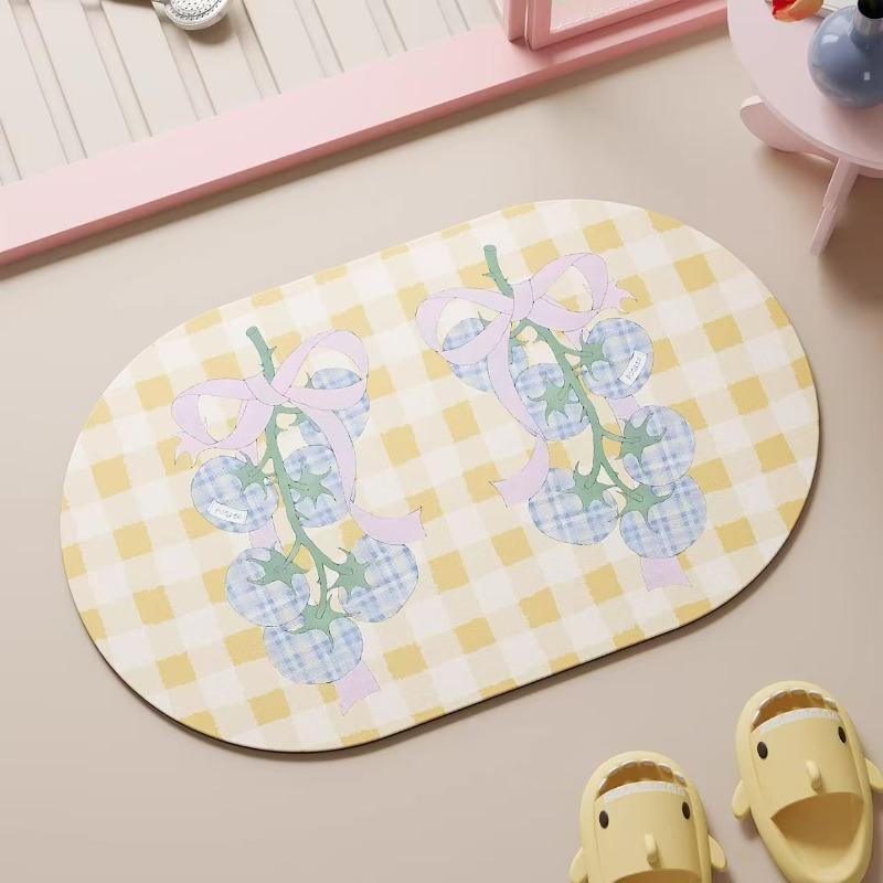 Bathroom absorbent diatom mud toilet doormat toilet toilet floor mat toilet carpet