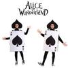 Wonderland Alice In Ace Of Spades Party Costume Cosplay Halloween Poker Jumpsuit