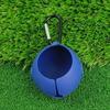Portable Golf Ball Hook Holder Protective Cover 11mm Golf Ball Silicone Sleeve Protective Cover Golf Training Aids Golf Bags