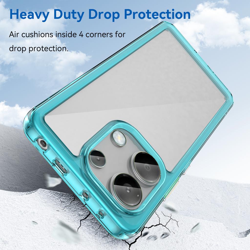 For Xiaomi Redmi Note 13 4G Case TPU+Acrylic Mobile Phone Protective Cover