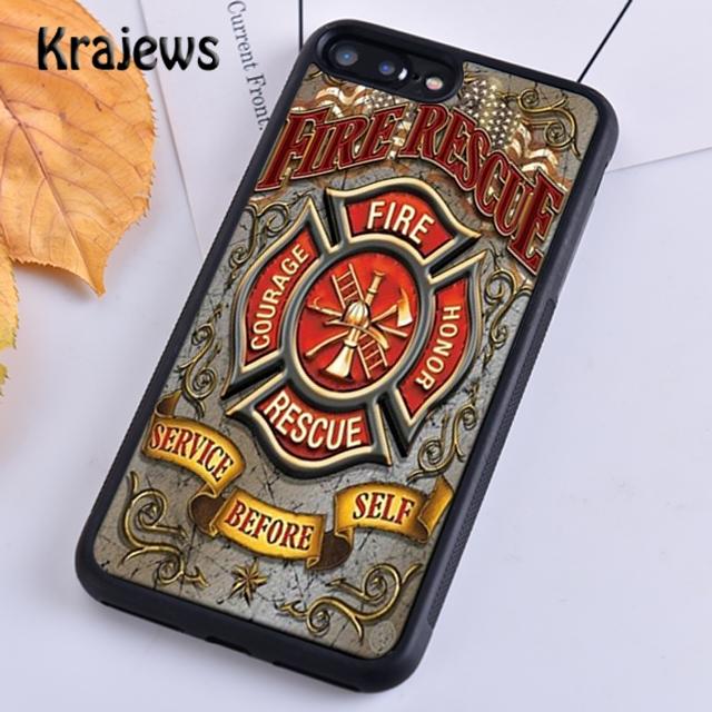 Krajews Fire Rescue Department Phone Case Cover For iPhone 14 5 6s 7 8 plus X XR XS 11 12 13 pro max Samsung Galaxy S21 S22ultra