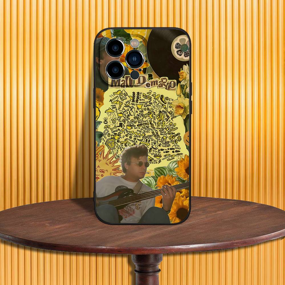 

Mac D-DeMarco Singer Phone Case For iPhone 17,16,15,14,13,12,11,Pro,Max,Plus,X,XS,SE4,E,Mini,Soft Black Case iPhone11