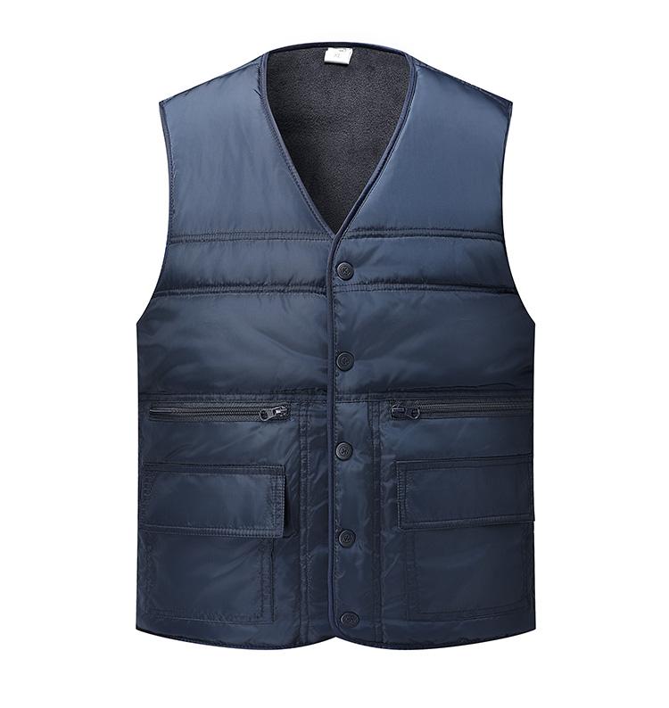 Autumn and Winter New Men's Thick Velvet Vest, Sleeveless Vest,Comfortable and High-quality Warm Casual Jacket,Men's Jacket