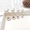 Klassisch-elegante Imitationsperlen-Ohrringe für Damen, Ohrstecker, hochwertige Ohrringe für Damen, Schmuck am Ohr, Kugel-Ohrstecker-Set, Hochzeitsschmuck