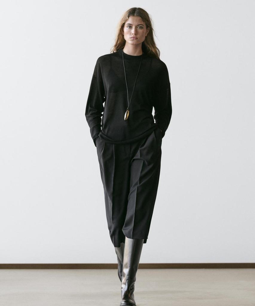 Masimodutti Oversized Wool Blend Knit