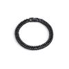 Bracciale a doppia fila intrecciato in acciaio inossidabile con chiusura magnetica in lega a squama di pesce anteriore e posteriore con gioiello a chiglia Nuovo modello