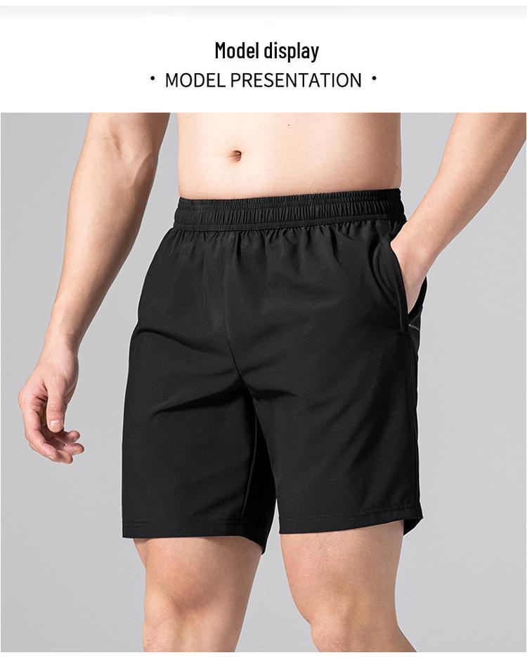 Men's Quick-Dry Sports Shorts: 4-Point Running, Beach, and Casual Fitness Wear