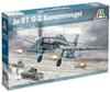Platz Italeri 1/72 WWII German Air Force Ju87 G-2 Kanonenvogel Anti-Tank Attack Aircraft Plastic Model Kit IT1466 (Airplane)