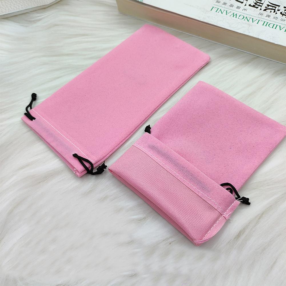 Přenosná stahovací šňůrka Brýle se stahovací šňůrkou Úložný vak Jednoduchý Vločkovací látkový Brýle Ochranný sáček Brýle Skladování šperků