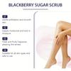 Blackberry Sugar body Scrub gently cleanses and exfoliates, making the skin smooth and tender