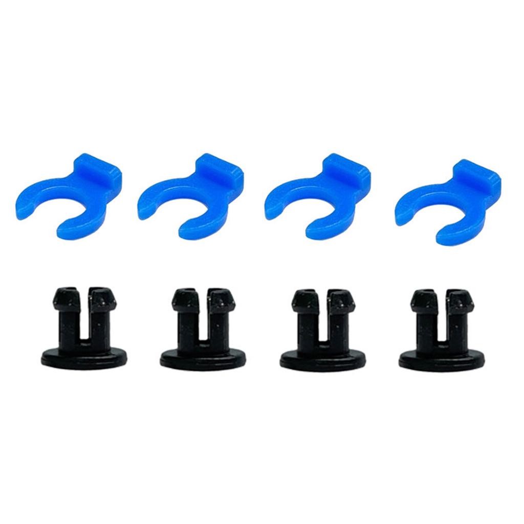 4 paar PTFE Bowden Rohr Armaturen 4mm Pneumatische Klaue Schnalle Anschlüsse für 3D Drucker Zubehör