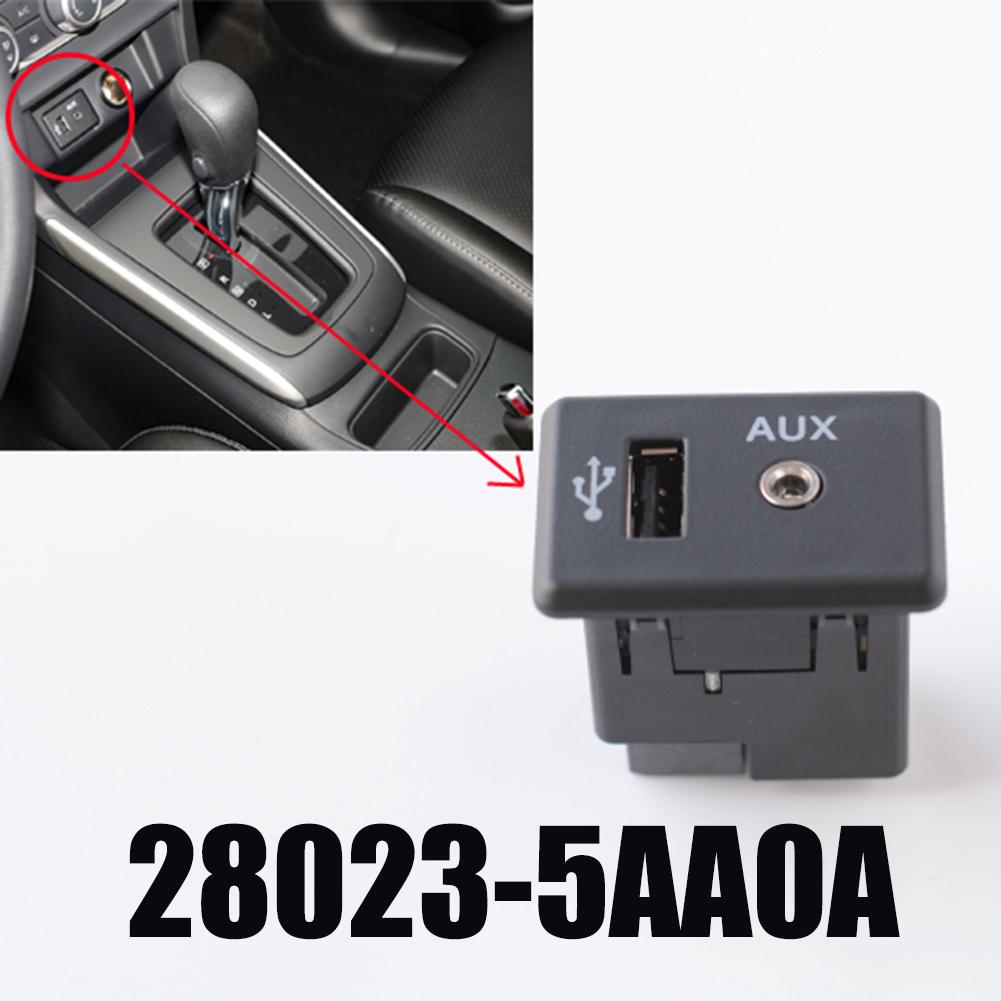 Aftermarket Upgrade AUX USB Port Audio Adapter Made Of ABS Material Non-deformable Structure Quick Installation Solution